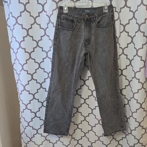 Men's Straight Jeans in Dark Gray